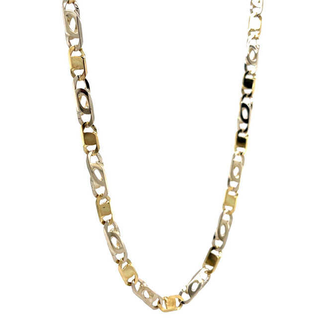 Goldenes Falkenauge-Collier 53 cm 18 Karat