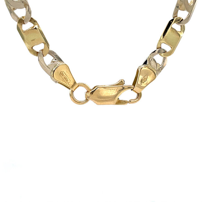 Goldenes Falkenauge-Collier 53 cm 18 Karat