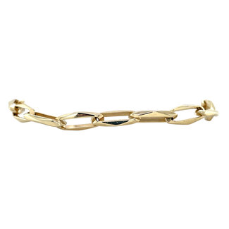 Gouden closed for ever armband 19 cm 14 karaat