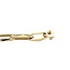 Gouden closed for ever armband 19 cm 14 karaat