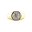Gouden ring met diamant 14 karaat