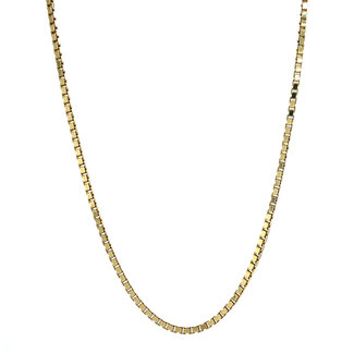 Goldene Venezianerkette 49,5 cm 14 Karat
