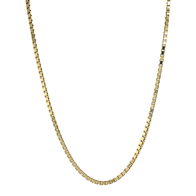 Goldene Venezianerkette 49,5 cm 14 Karat