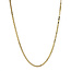 Gouden lengtecollier venetiaan 49.5 cm 14 karaat