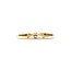 Gouden solitair ring met diamant 14 karaat