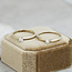 Gouden solitair ring met diamant 14 karaat