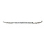 Witgouden armband met diamant 14 karaat