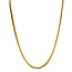 Gouden gourmet choker 46 cm 14 karaat