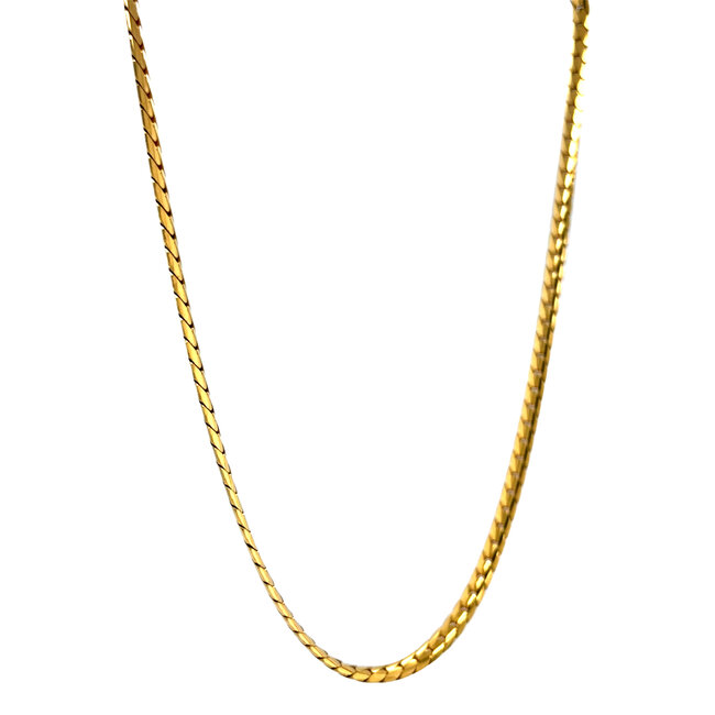 Goldenes Gourmet-Choker 46 cm 14 Karat