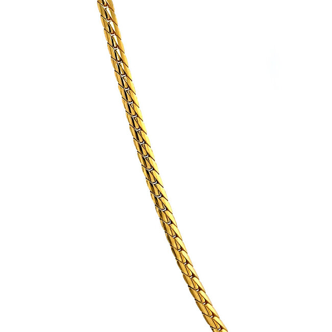 Goldenes Gourmet-Choker 46 cm 14 Karat