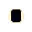 Gouden zegelring met onyx 14 karaat