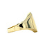 Gouden zegelring met onyx 14 karaat