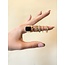 Gold signet ring with onyx 14 carat