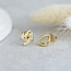 Goldene Ohrstecker mit 14 Karat Diamant