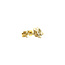 Goldene Ohrstecker mit 14 Karat Diamant