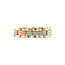 Tricolor goldener Rolex-Ring 14 Karat
