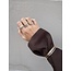 Tricolor goldener Rolex-Ring 14 Karat