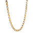 Goldenes doppeltes Anker-Collier 50,5 cm 14 Karat