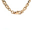 Gold double anchor necklace 50.5 cm 14 karat