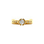 Gold ring with diamond 18 karat