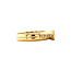 Goldener Ring mit Diamant 18 Karat
