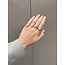 Gold ring with diamond 18 karat