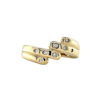 Goldring mit 14 Karat Diamant