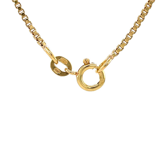 Golden length necklace venetian 50.5 cm 18 karat