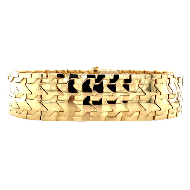 Gold bracelet 19 cm 14 karat