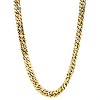 Goldenes Gourmet-Collier 46 cm 14 Karat