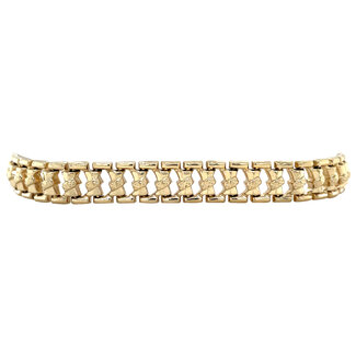 Gold bracelet 19.5 cm 14 karat