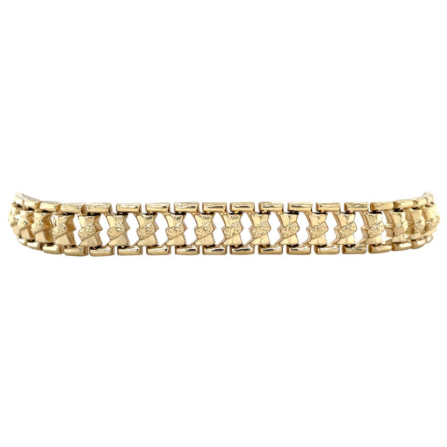 Gold bracelet 19.5 cm 14 karat