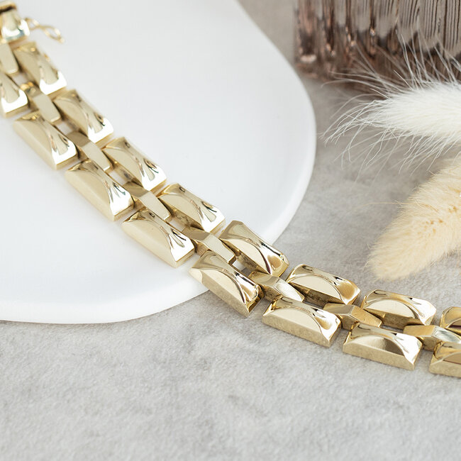 Goldenes Armband 19 cm 14 Karat