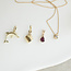 Gold dolphin pendant 14 karat