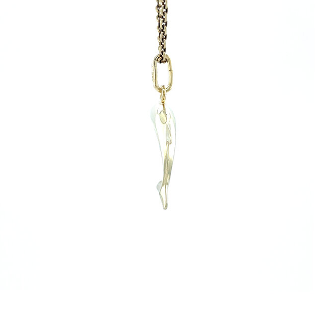 Gouden dolfijn hanger 14 karaat