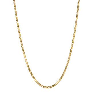 Goldenes Gourmet-Collier 44,5 cm 14 kt
