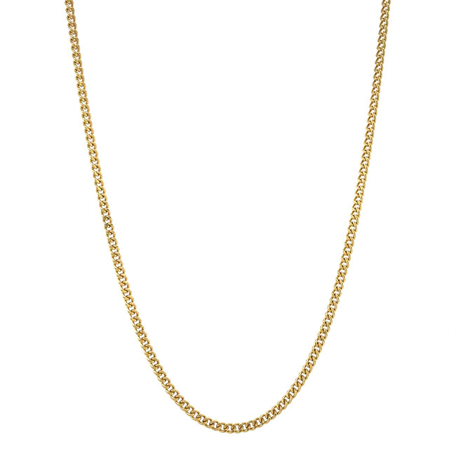 Goldenes Gourmet-Collier 44,5 cm 14 kt