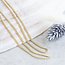 Goldenes Gourmet-Collier 44,5 cm 14 kt
