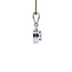 Witgouden hanger met diamant 0.70ct. 14 karaat