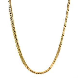 Goldenes Gourmet-Choker 45,5 cm 14 Karat