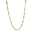 Gold figaro necklace 43 cm 14 karat