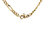 Gold figaro necklace 43 cm 14 karat