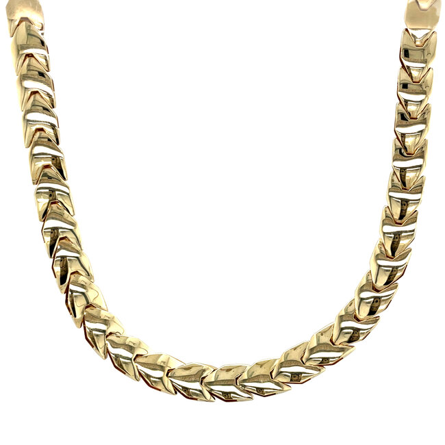 Goldener Choker 41,5 cm 14 Karat