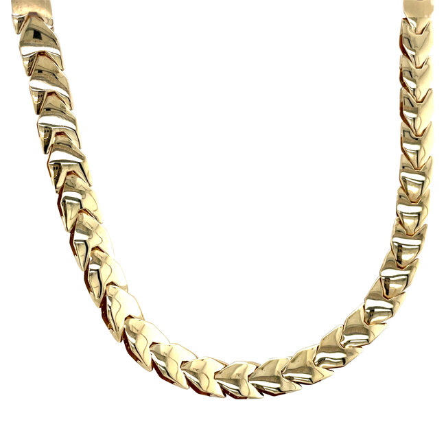 Gouden choker 41.5 cm 14 karaat