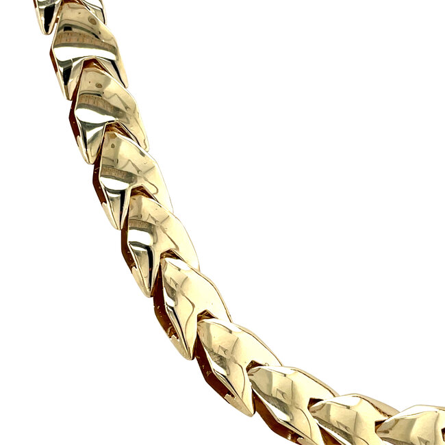 Gold choker 41.5 cm 14 karat