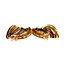 Tricolour ear studs 12 karat