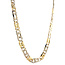Gouden valkenoog collier 61 cm 18 karaat