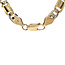 Gouden valkenoog collier 61 cm 18 karaat