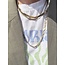 Gouden valkenoog collier 61 cm 18 karaat