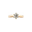 Gouden solitair ring met diamant 0.50ct. 14 karaat